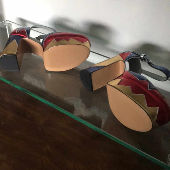 Marc Jacobs Tri-Color Metallic Platforms - Picture 5 of 10